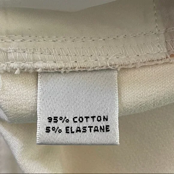 St. John Collection Ivory Wide Leg Trousers Size 4 - Picture 7 of 11